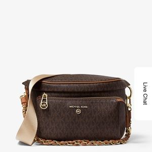 Like new Michael kors Slater medium logo Sling pack